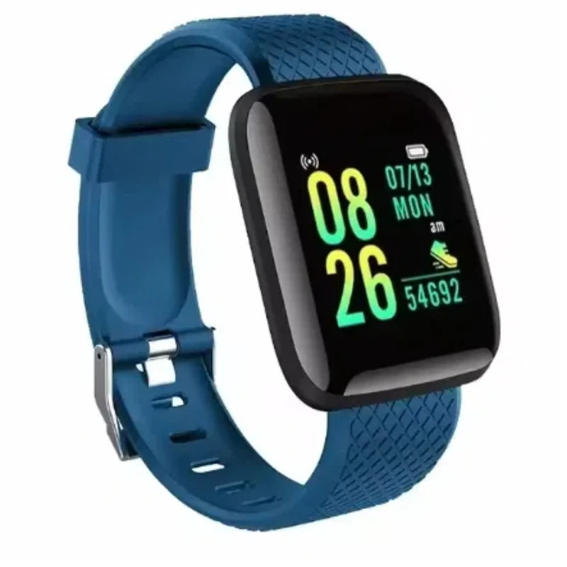 Multifunction Smart Watch For Men Women Kids Message Remind Music Control Sport Step Calories D13 Smartwatch Alarm Clock 116Plus