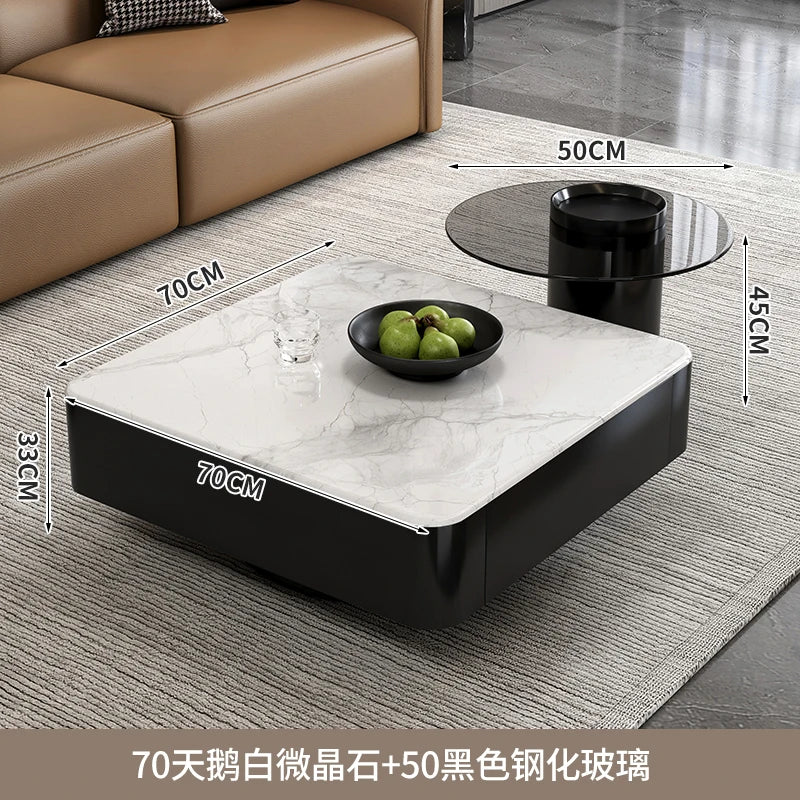 Standing Aesthetic Coffee Table Decoration Luxury Bedroom Living Room Designer Side Table Writing Mesa Auxiliar Salon Furniture