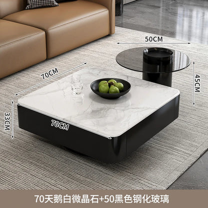 Standing Aesthetic Coffee Table Decoration Luxury Bedroom Living Room Designer Side Table Writing Mesa Auxiliar Salon Furniture