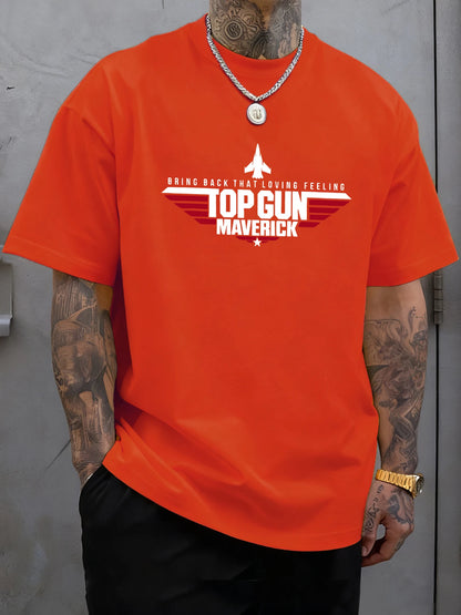 Top Gun Maverick Printing T Shirts Man Cotton Fashion T-Shirt Unisex Casual Oversize Clothes Soft Summer Trendy Street Tops