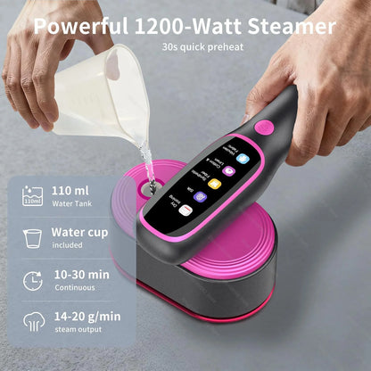 Mini Garment Steamer For clothing Steam Iron Handheld Portable Home Travelling Voor For Clothes Ironing Wet Dry Ironing Machine