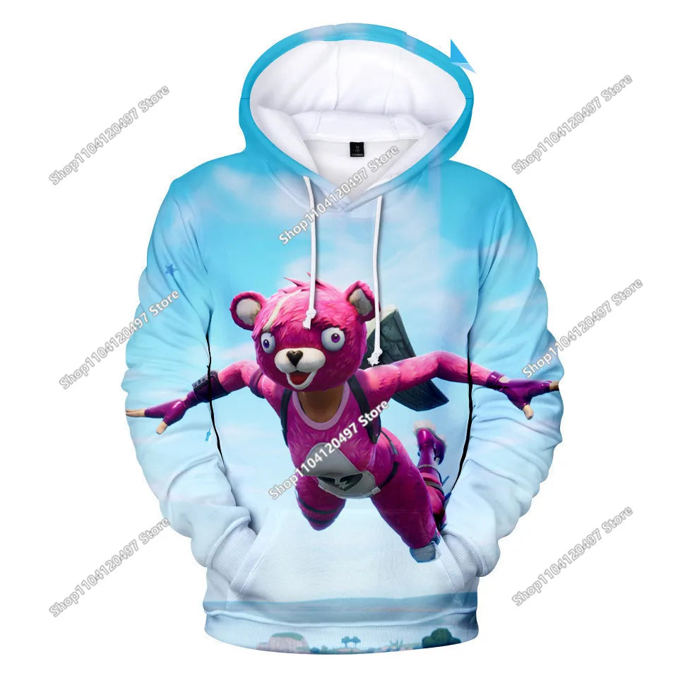 Children's Clothing Fortnite 3D Printed Unisex Hoodie Casual Coat Game Peripheral Cosplay Children Clothing Gifts