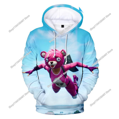 Children's Clothing Fortnite 3D Printed Unisex Hoodie Casual Coat Game Peripheral Cosplay Children Clothing Gifts