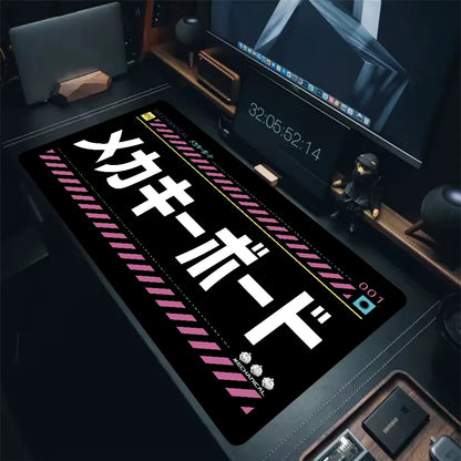 Japanese メカキ-ボ-ド Mechanical Keyboard office deskpad soft mulit-size Non-slip HD print table mat  biurko amiable rubber Mousepad