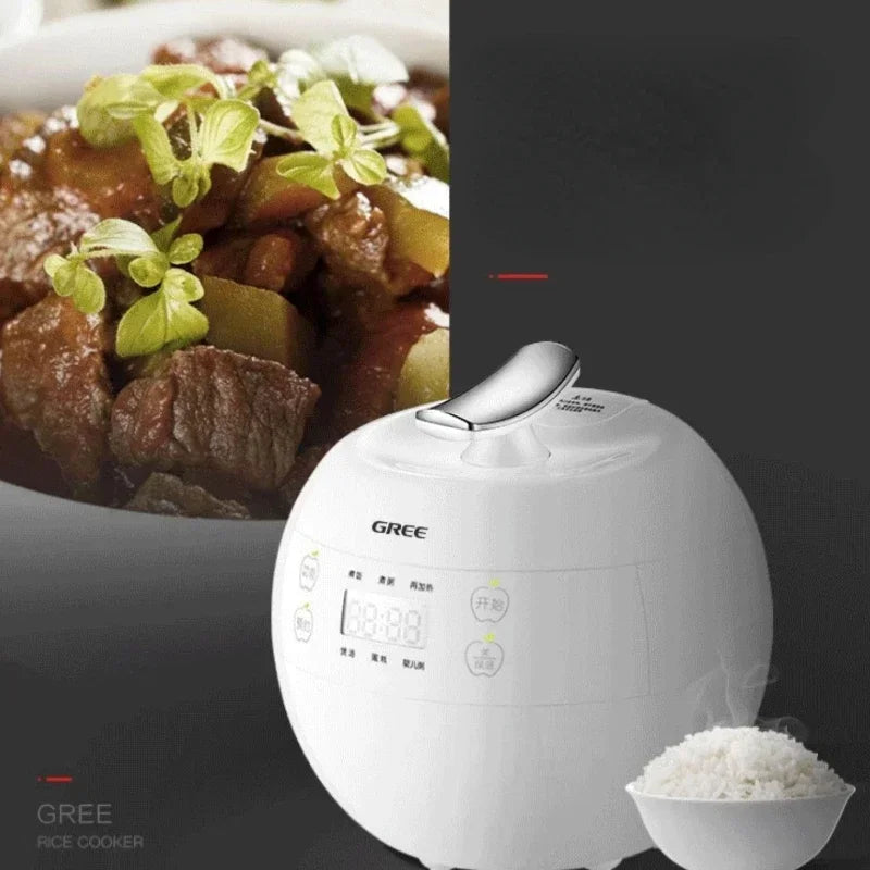 Kitchen Automatic Mini Home Apple Small 220V Electric Rice Cooker 2L Student Dormitory 1-2 People Rice Cookers Home Appliance