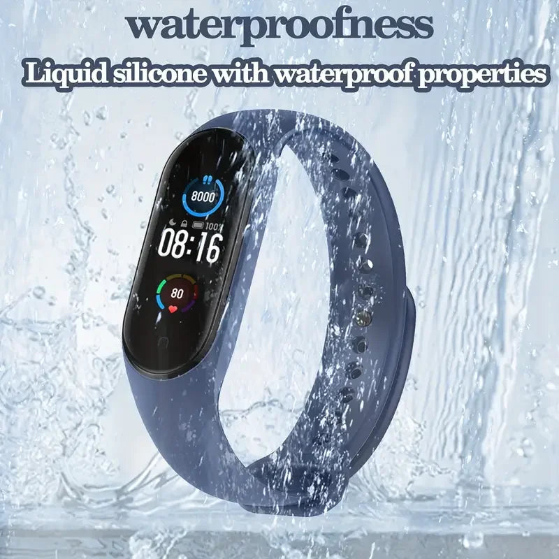 Watchbands for Xiaomi Mi Band 7-7 NFC silicone Replacement bracelet Sport Adjustable correa Accessories Mi band 7 6 5 4 3 strap