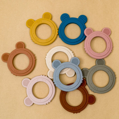 1 PCS Cartoon Animal Teether Baby Toy Kids Teething Toy Soothing Biting Le Teething Stick Baby Molar Chewing Accessories