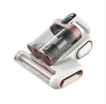 Cordless Mattress Vacuum Cleaner Bed Vacuum Cleaner Rotation Ultrasonic Tech Double-Cup Portable Handheld Vacuum