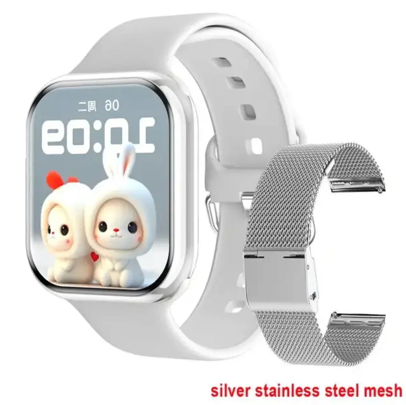 2025 NEW Smart Watch Wireless Charging Smartwatch Bluetooth Calls Men Women Watches Fitness Bracelet Custom Watch Face