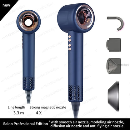 Professional Super Hair Dryer Negative Ion Quick Dry Leafless Hair dryers Salon Home Appliances Constant Temperature Hair Care