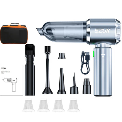 SZUK Mini Car Vacuum Cleaner Portable Powerful Cleaning Machine Strong Suction Handheld for Car Wireless Cleaner Home Appliance