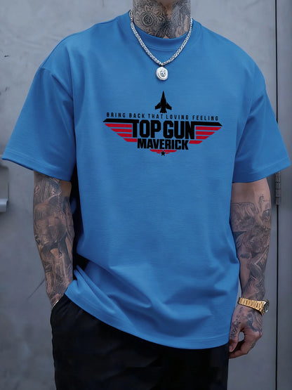 Top Gun Maverick Printing T Shirts Man Cotton Fashion T-Shirt Unisex Casual Oversize Clothes Soft Summer Trendy Street Tops