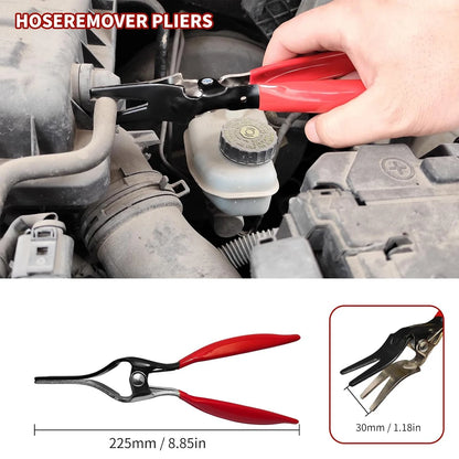 Wire Long Reach Hose Clamp Pliers Set Motorcycle Fuel Oil Water Hose Auto Tools,Hose Clamp Pliers for Fuel Oil & Water Hoses,Red