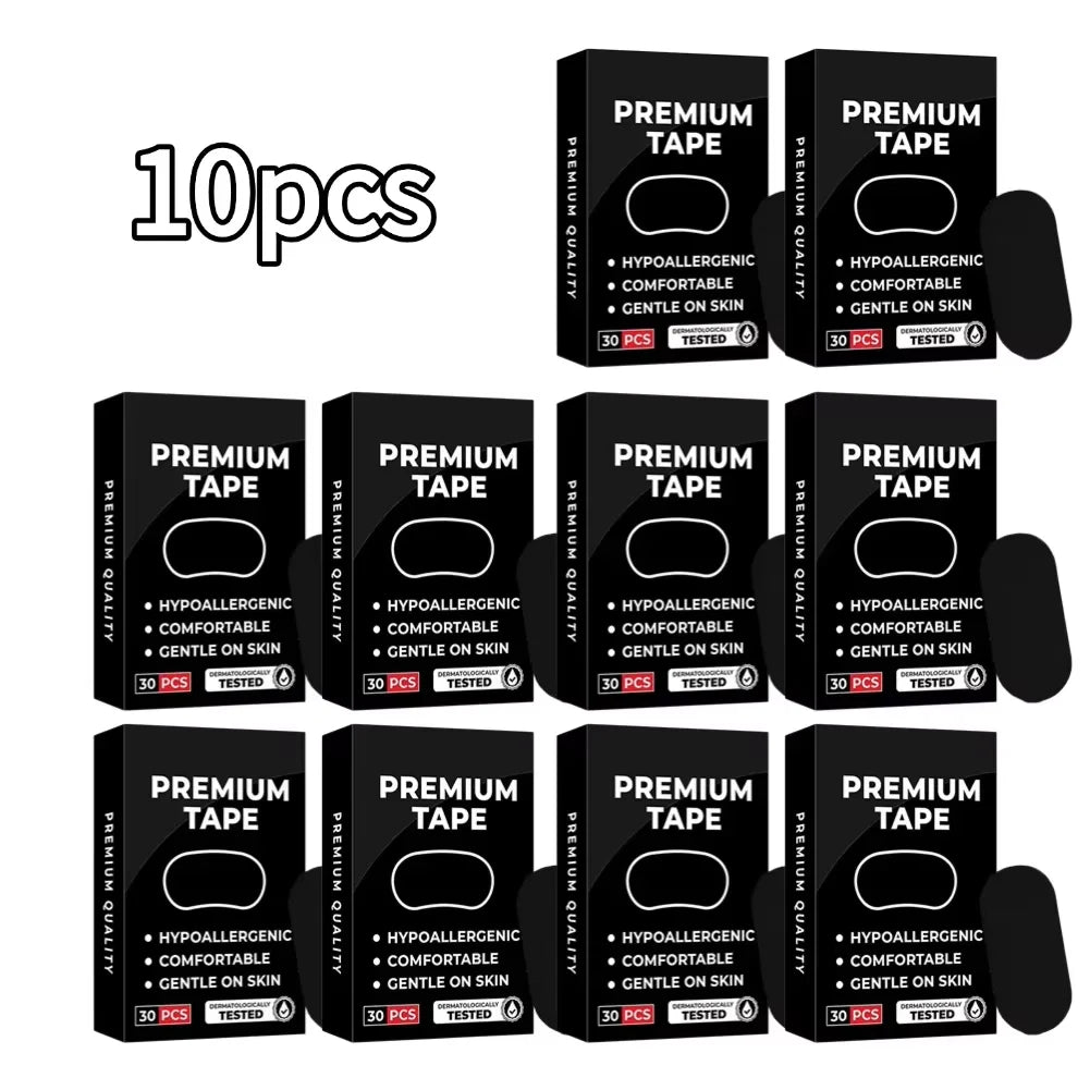 Elastic Sleep Tape for Snoring Stop Snoring Glue Tape Open Mouth Breath Correction Health Care 1/3/5/10 box ﻿