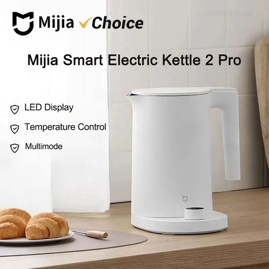 Mijia Smart Kettle 2 Pro Electric Kettles, Kitchen Appliances, LED Display 24H Intelligent Temperature Constant Teapot