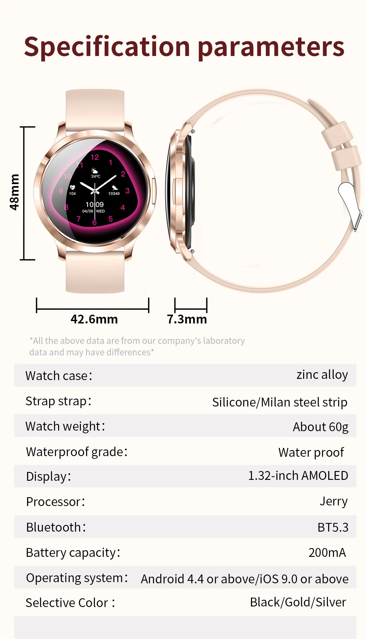 2025 New Smart Watch For Women Gift 1.32 Inch Full Touch Screen Sports Fitness Watches Bluetooth Calls Digital Smartwatch Ladies