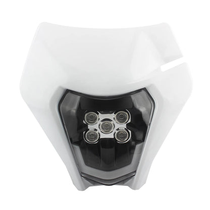 Motorcycle Headlight Plate LED Accessories for KTM EXC SX MX 250 300 450 Fairing Motocross Dirt Bike Supermoto Enduro Headlight