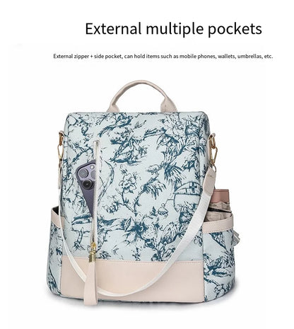 Fashionable Women's Bags, Trendy Backpacks, Large-Capacity Simple Handbags, Retro-Style Casual Bags, High-End Shoulder Crossbody Bags, Student Bags, Multi-Purpose Storage Bags