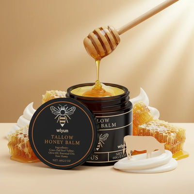 Beef Tallow Honey Moisturizing Cream Hydration Nourishing Korean Skin Care Bleaching Firming Face Body Moisturizer Lotion