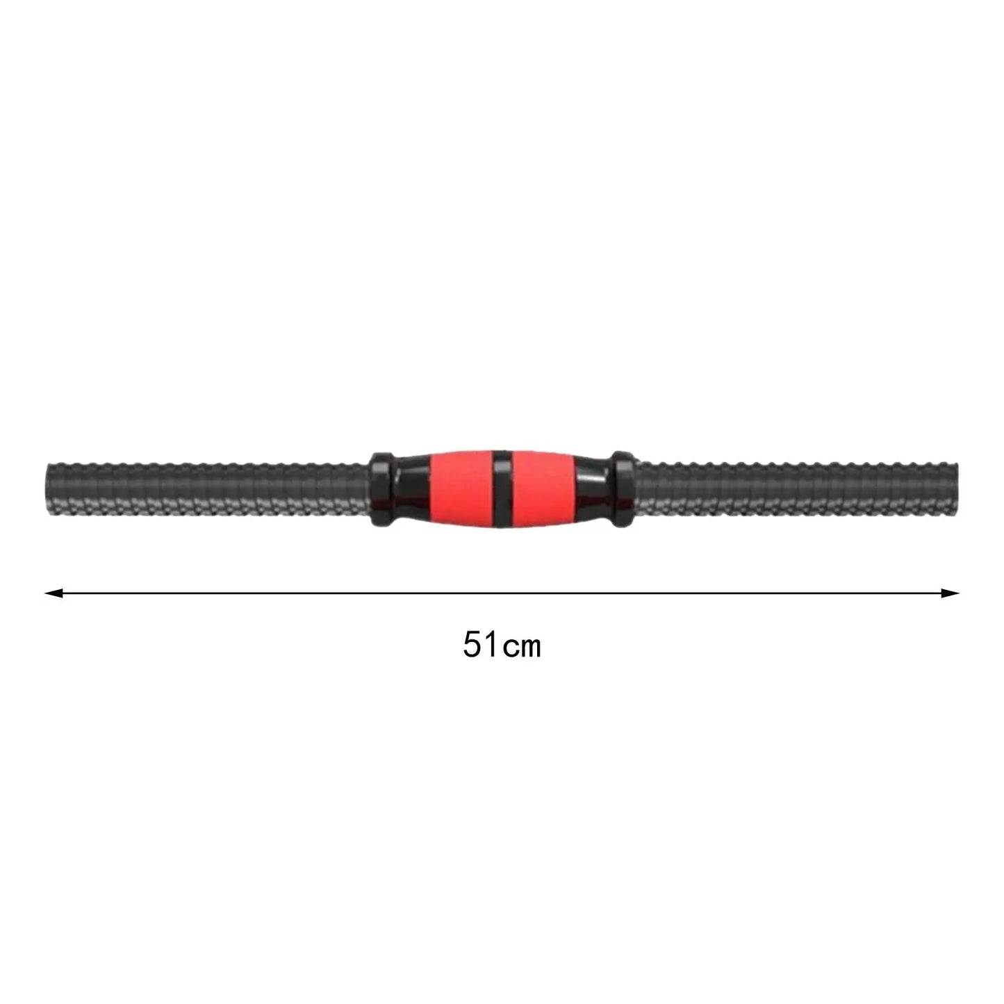 Dumbbell Barbell Bar with Buckle Non-Slip Grip Practical Durable Dumbbell Set Portable AntiSlip Grip Threaded Handles for Gym