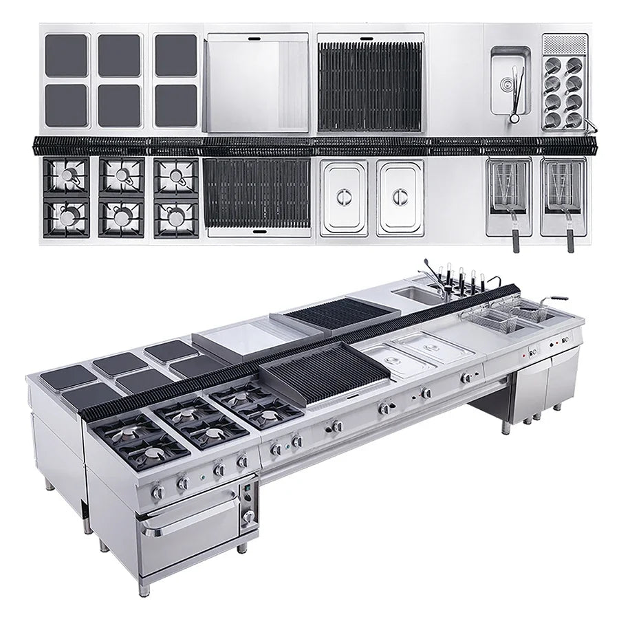 Kitchen Square Food Fully Equipped Restaurant