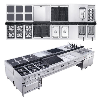 Kitchen Square Food Fully Equipped Restaurant