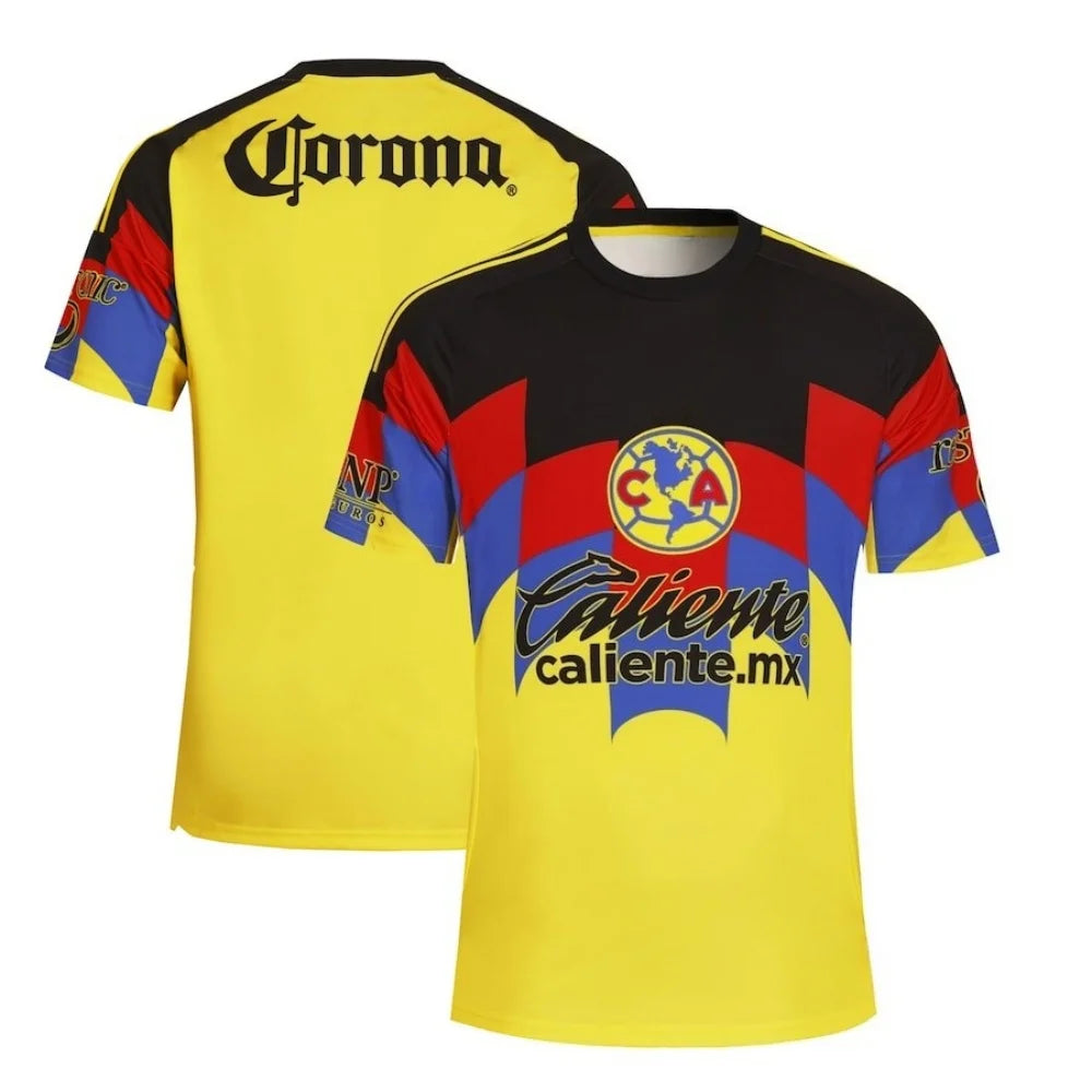 2025 Summer New Quick-Drying and Breathable Shirt for Casual Sports and T-shirt Club America Jersey for Men and Women.