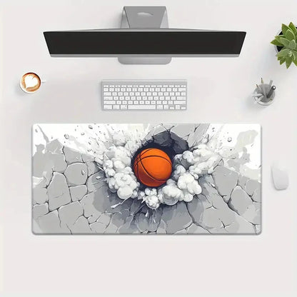 Basketball pattern Mouse Pad  Computer Office Game Table Mats XXL Rubber Anti-slip Gaming Keyboard Long Desk Pads playmat
