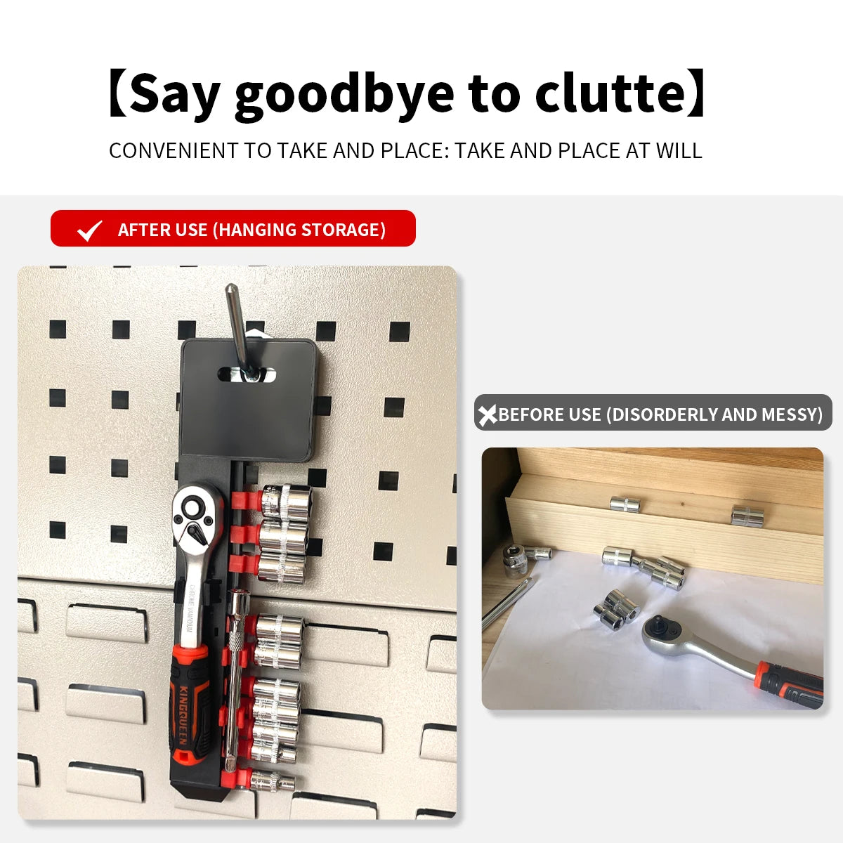 12pcs 1/4 Inch Ratchet Socket Wrench Set With 10 Sockets 2 Way New Quick Released 72 Tooth Ratchet Handle And Extension Bar
