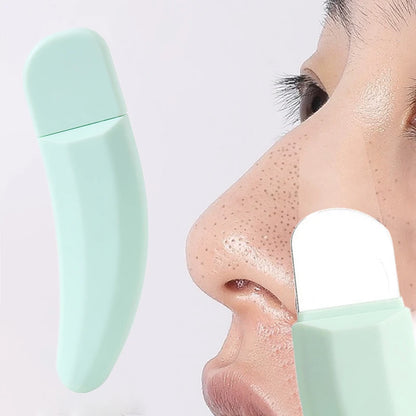 Facial Skin Scrubber Blackhead Remover With Cover Face Spatula Exfoliator Deep Cleansing Skin Care Tool