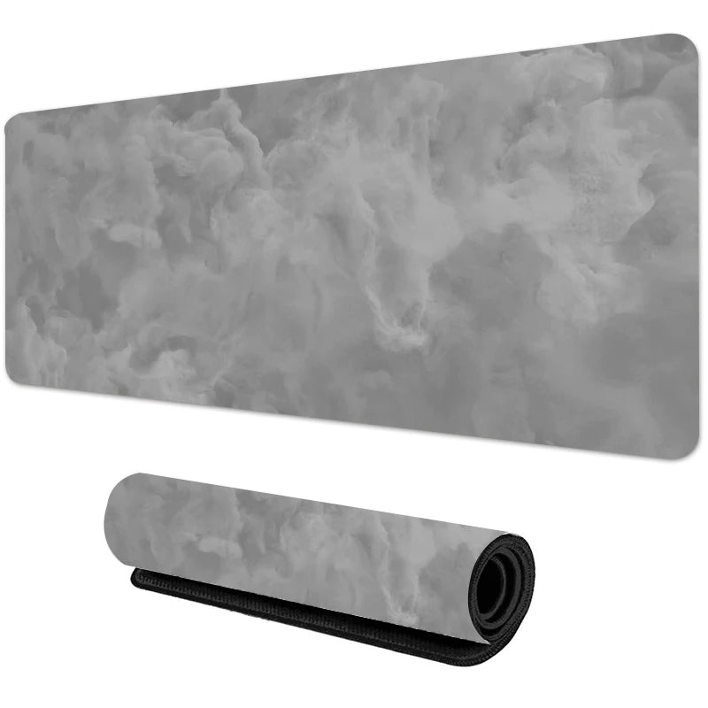 Gray Texture Large Gaming Mouse Pad Computer Office Game Table Mat XXL 900x400 Rubber Anti-slip Keyboard Mousepads Long Desk Pad