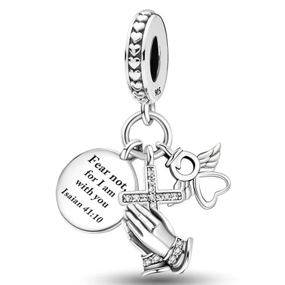 925 Sterling Silver Small Fresh Four Leaf Clover Series Charms Bead Diy Bracelet Necklace Making Gift Of High Quality Jewelry