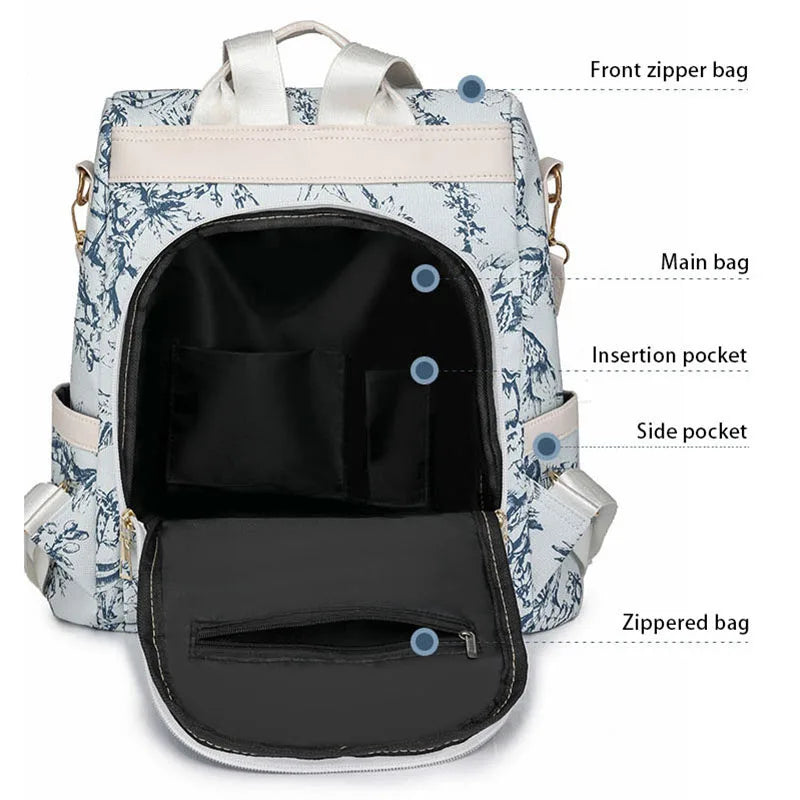 Fashionable Women's Bags, Trendy Backpacks, Large-Capacity Simple Handbags, Retro-Style Casual Bags, High-End Shoulder Crossbody Bags, Student Bags, Multi-Purpose Storage Bags