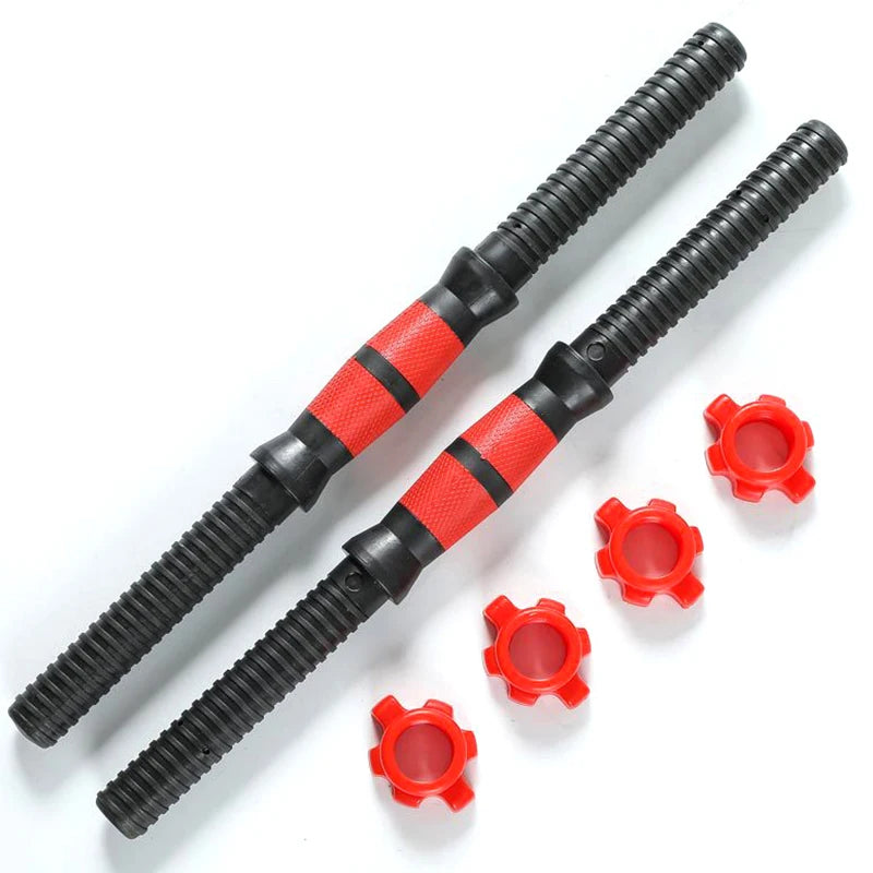 Durable 35/40cm Dumbbell Bars, Non-Slip Barbell Handles, Perfect for Sport Workout and Strength Training