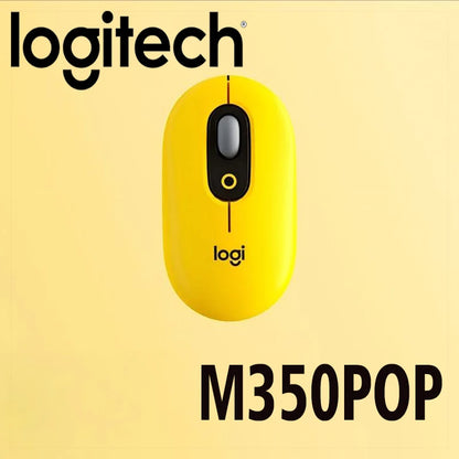 Logitech M350 POP Wireless Mouse features Bluetooth connectivity,It is suitable for girls and ideal for both office and home use