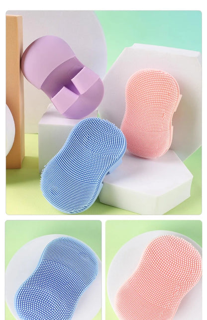 Soft Silicone Facial Cleansing Brush Face Exfoliator Blackhead Acne Removal Face Scrubber Manual Facial Cleansing Brush Skincare