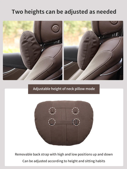 XPENG P5 P7 G3 G6 G9 X9 N5 F57 BETA Car Headrest Neck Support Seat Lumbar Cushion Breathable Soft Neck Pillow Auto Accessories