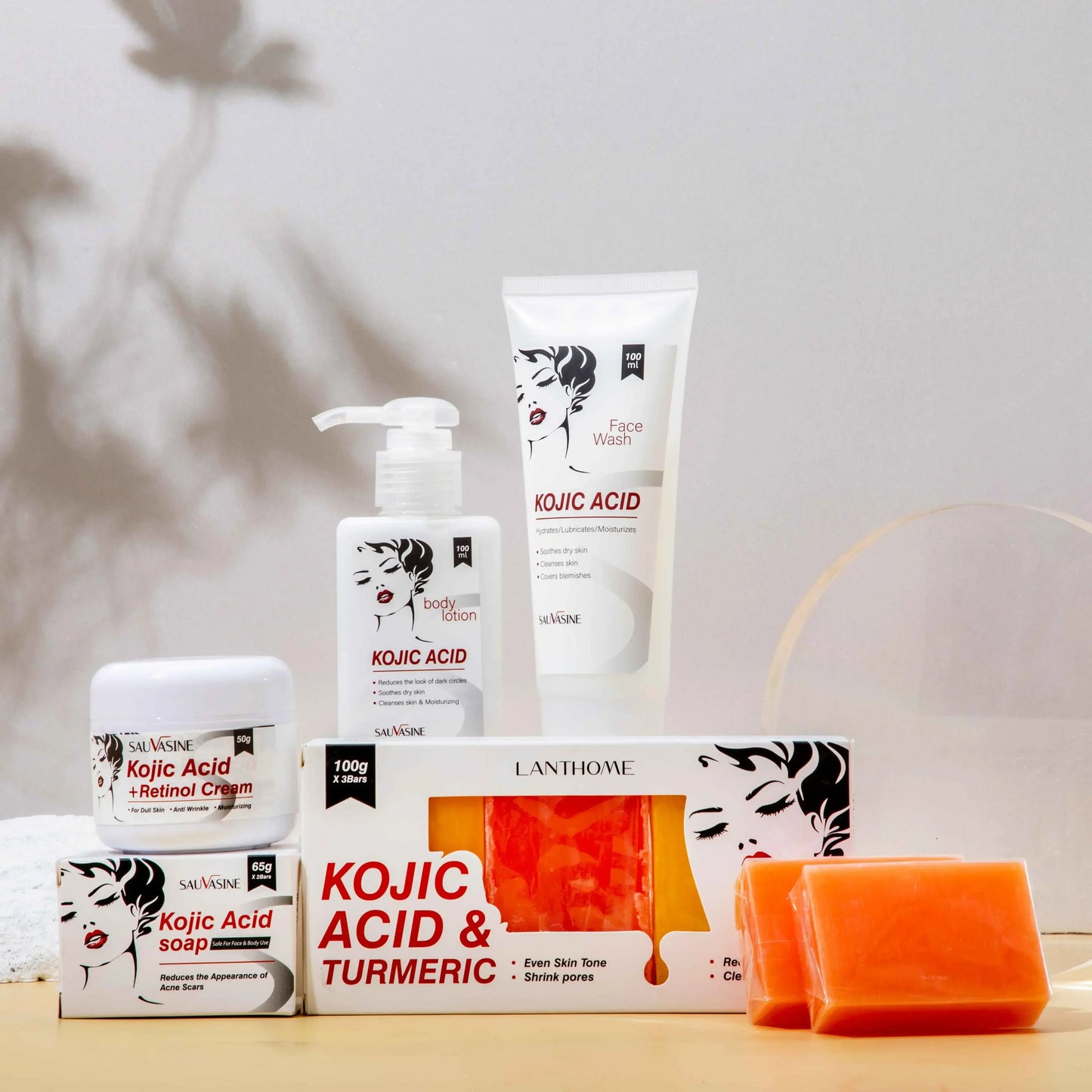 Kojic Acid Soap Soap in Sheets Cleansing Face Even Skin Tone Whitening Soap Oil Control Moisturizing Beauty Health Skin Care