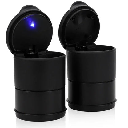 Portable Car LED Ashtray Garbage Storage Cup Cigarette Ashtray Holder Auto Interior Accessories Car LED Ash Tray Container