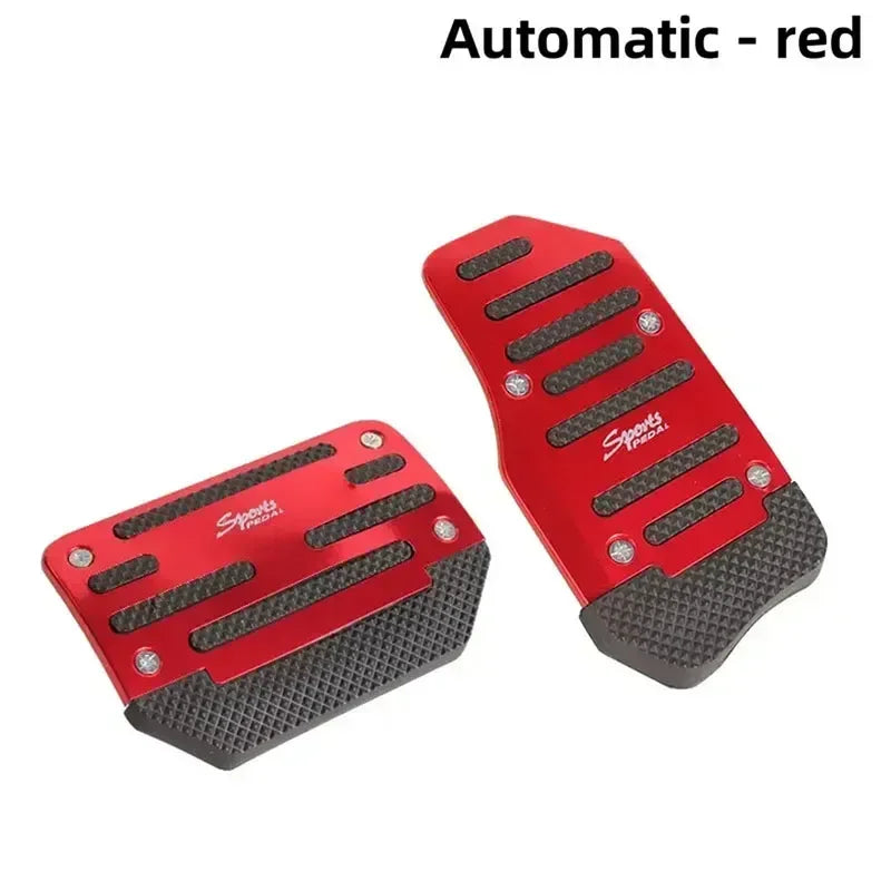 Automotive pedal aluminum alloy universal type modified brake accelerator clutch aluminum alloy pedal anti-skid pad