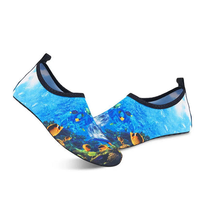 Beach Sock Barefoot Shoes Unisex Water Shoes Men Women Swimming Upstream Sneaker Quick Dry Light Yoga Aqua Shoe Striped Colorful