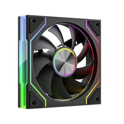 Power Trian PRISM 9 Pro 120mm ARGB PC Fan Quiet Cooling 12V Large Air Volume Computer Chassis Fans 4PIN 61.5CFM/800-1800RPM