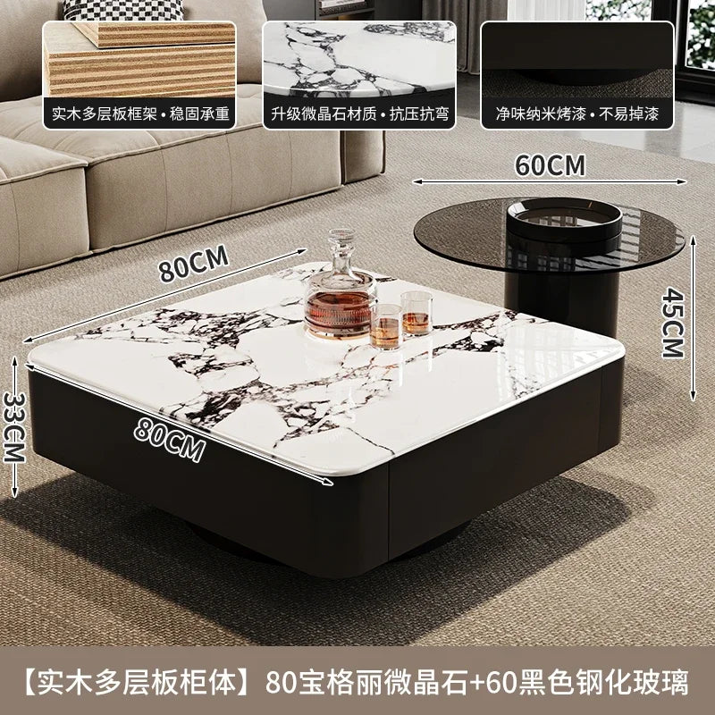 Standing Aesthetic Coffee Table Decoration Luxury Bedroom Living Room Designer Side Table Writing Mesa Auxiliar Salon Furniture