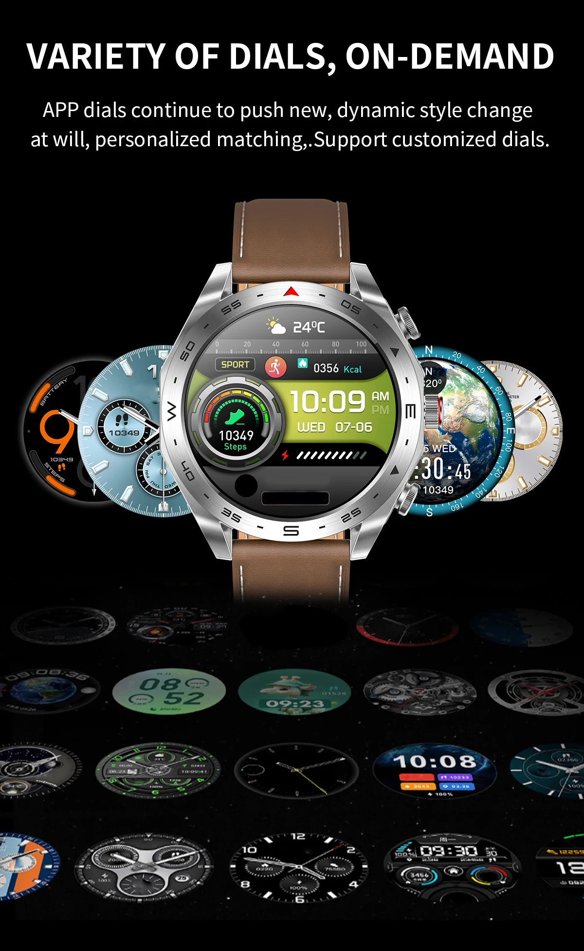 2024 New Smart Watch TWS 2-in-1 Bluetooth Earphones AI Voice SIRI Wake Up Motion Trajectory Tracker Men's and Women's Smartwatch