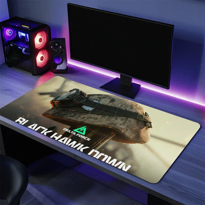 Game D-Delta Force Mouse Pad Large Desk Mat Keyboard Ergonomic Office Rubber Game PC Non-slip Anti-fray Home Custom Best Price