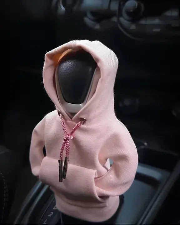 Hoodie Universal Car Shift Lever Interior Decor Gear Shift Hoodie Cover Shift Cover Gear Handle Decoration Fits Manual Automatic