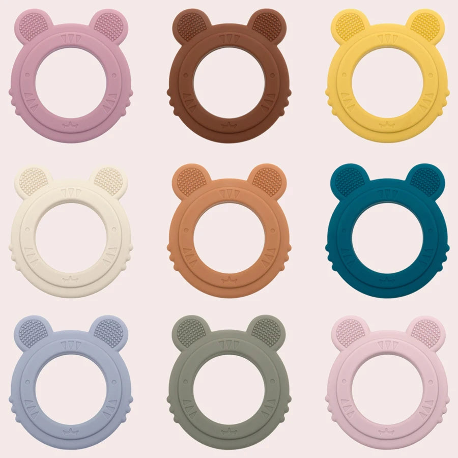 1 PCS Cartoon Animal Teether Baby Toy Kids Teething Toy Soothing Biting Le Teething Stick Baby Molar Chewing Accessories