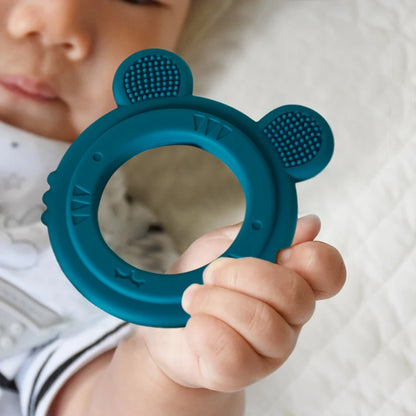 1 PCS Cartoon Animal Teether Baby Toy Kids Teething Toy Soothing Biting Le Teething Stick Baby Molar Chewing Accessories