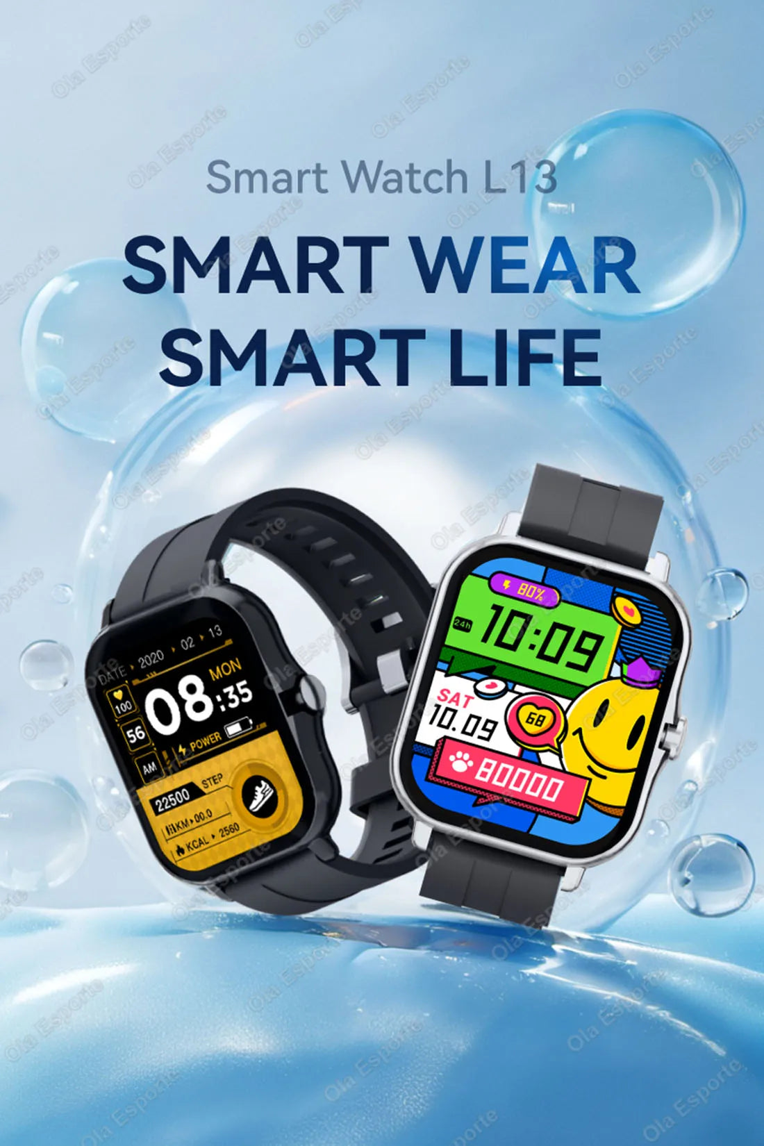 Outdoor Sports Smart Watch Wireless Calling Information Reminder Wallpaper Change Men's and Women's Waterproof Smartwatch 2025