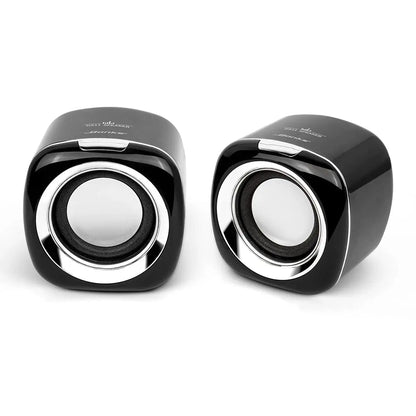 Computer Speakers, 6W PC Powered Speakers USB Speaker Monitor Speakers for Desktop Computer/PC/Laptop Gaming Speaker